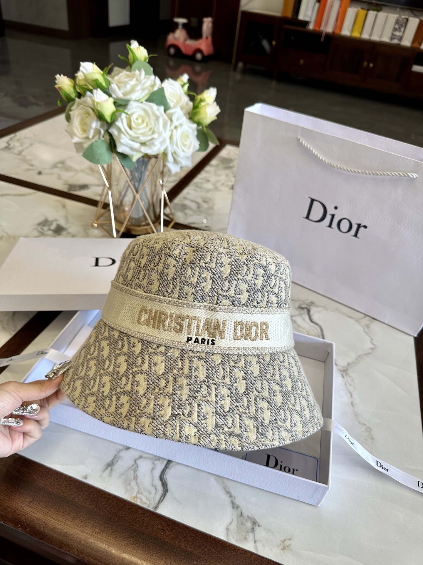 dior hat model 45